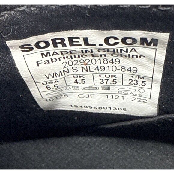 Sorel Evie Wedge Ankle Boot Womens Sz 6.5 Warp Red Waterproof Suede Chelsea NEW - Picture 7 of 16